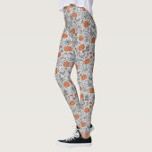 Schattigee Kinder Halloween Doodle Pattern Leggings (Links)