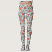 Schattigee Kinder Halloween Doodle Pattern Leggings (Voorkant)