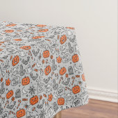 Schattigee Kinder Halloween Doodle Pattern Tafelkleed (Voorbeeld)