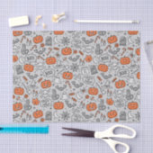 Schattigee Kinder Halloween Doodle Pattern Tissuepapier (Craft)
