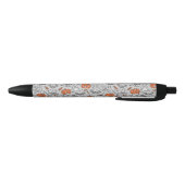 Schattigee Kinder Halloween Doodle Pattern Zwarte Inkt Pen (Bodem)