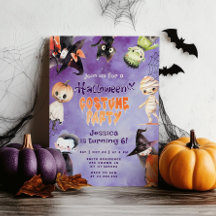 Schattigee kinder Halloween kostuumfeest