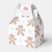Schattigee Kinder Kerst Gingerbread Cookie Pattern Bedankdoosjes (Voorkant Zijde)
