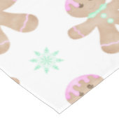 Schattigee Kinder Kerst Gingerbread Cookie Pattern Tafelkleed (Gekanteld)