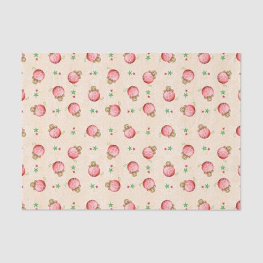 Schattigee Kinder Kerst Gingerbread Man Cookie Tissuepapier (Voorkant)