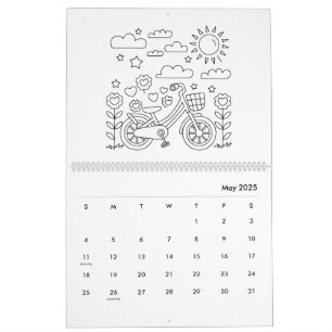 Schattigee Kinder Kleurboek Kalender