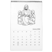 Schattigee Kinder kleurkalender Kalender (Jan 2026)