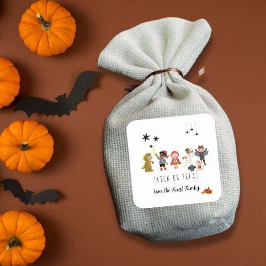 Schattigee Kinder Kostuum Halloween Party Sticker