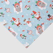 Schattigee Kinder Noordpool Kerst Tissuepapier (Detail)