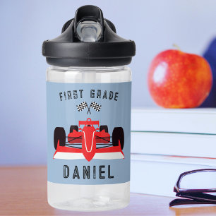 Schattigee Kinder rode raceauto terug naar school Waterfles
