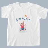 Schattigee Kinder Tshirt Jongen met Kite
