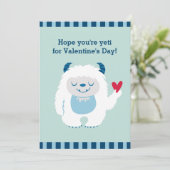 Schattigee Kinder Valentijn Vakantie Kaart (Staand voorkant)