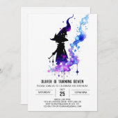 Schattigee Kinderen Magische Verjaardag Kaart (Voorkant / Achterkant)