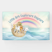 Schattigee kinderopvang kinderopvang Noah's Ark Spandoek (Horizontaal)