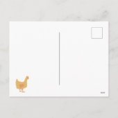 Schattigee kippen en Baby kippen Feestdagenkaart (Achterkant)