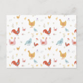 Schattigee kippen en Baby kippen Feestdagenkaart (Voorkant)