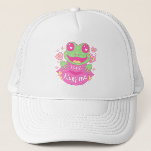 Schattigee Kiss Me Frog - Xoxo Trucker Pet