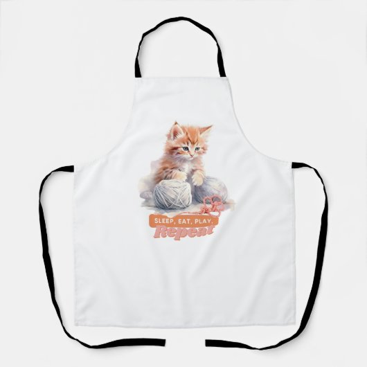 Schattigee Kitten Cadeaus voor Dierenvrienden Schort (Voorkant)