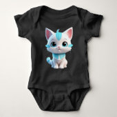 Schattigee Kitten Cartoon 3D Design-38063 Romper (Voorkant)