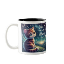 Schattigee kitten je bent niet alleen Mok cups
