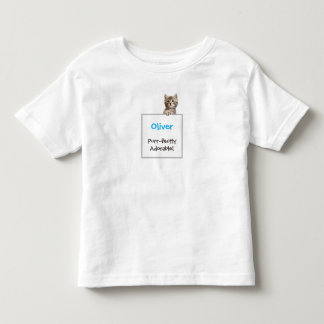 Schattigee Kitten Kat Kat Schattige aangepaste naa Kinder Shirts
