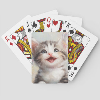 Schattigee Kitten Kat Speelkaarten voor POKER etc.