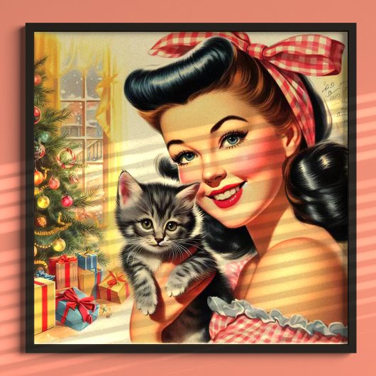 Schattigee Kitten  Pin Up Poster