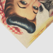 Schattigee Kitten  Pin Up Tissuepapier (Detail)