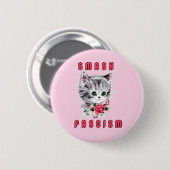 Schattigee kitten - Smash Fascism Ronde Button 5,7 Cm (Voorkant /achterkant)