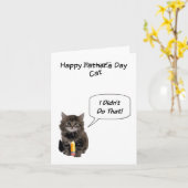 Schattigee Kitten Vaderdag Notitiekaarten (Gele Bloem)