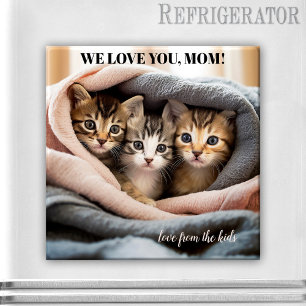 Schattigee Kittens Beste Cat Mom Moederdag Magnet Magneet