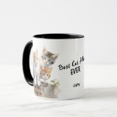 Schattigee Kittens Beste Kat Moeder Ooit Mok (Voorkant links)