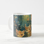 Schattigee Kittens Digitale Kunst Koffiemok (Voorkant links)