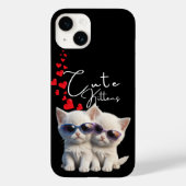 Schattigee Kittens en harten stromen Case-Mate iPhone Case (Achterkant)
