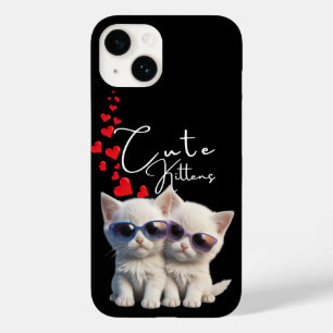 Schattigee Kittens en harten stromen Case-Mate iPhone 14 Hoesje