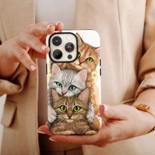 Schattigee Kittens iPhone Case   Schattige Cat Lov