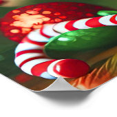 Schattigee kittens met Sinterklaas en rendieren pe Poster (Hoek)