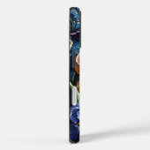 Schattigee Kittens Spelen in Van Gogh Irises Hoesj Case-Mate iPhone Case (Achterkant / Rechts)
