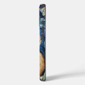 Schattigee Kittens Spelen in Van Gogh Irises Hoesj Case-Mate iPhone Case (Achterkant / Links)