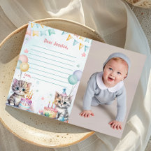 Schattigee Kitty Cat Time Capsule Opmerking Berich