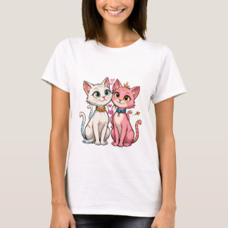 Schattigee Kitty Cats Beste Vrienden T-shirt