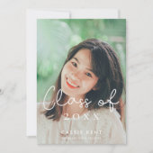 Schattigee Klasse van 2025 afstuderen foto Aankondiging (Voorkant)