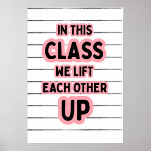 Schattigee klassikale inrichting kinderkamer pos poster