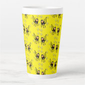 Schattigee kleine aap en bananen latte mok (Voorkant)
