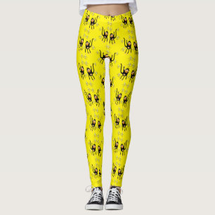 Schattigee kleine aap en bananen leggings