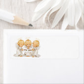 Schattigee kleine Angels Caroling Etiket (Insitu)