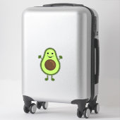 Schattigee kleine avocado sticker (Koffer)