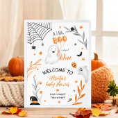 Schattigee kleine Boo Halloween baby shower welkom Poster