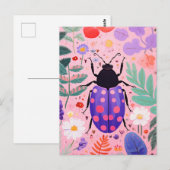 Schattigee kleine bug briefkaart (Voorkant / Achterkant)