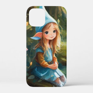 Schattigee kleine elf in de rivier iPhone 12 mini hoesje